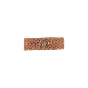 BIGODINI D.20MM ARANCIO SETOLA BIANCA NATURALE CONF.12 PZ