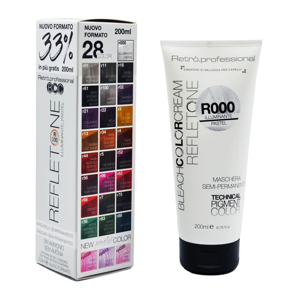 REFLETONE MASCHERA SEMI PERMANENTE N.000 SENZA AMM 200ML