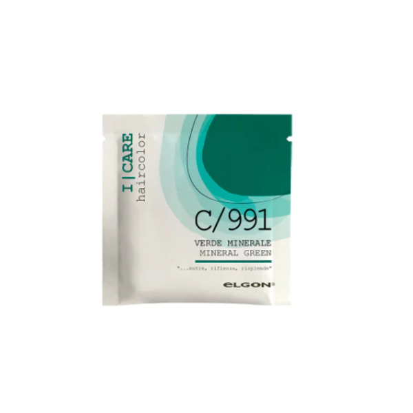 ELGON I CARE C991 HAIRCOLOR VERDE MINERALE 25 GR