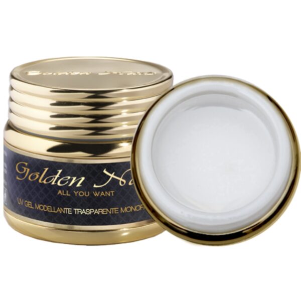 GOLDEN NAILS UV GEL MODELL. TRASPARENTE MONOFASICO 30ML GO00