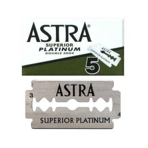 LAME ASTRA VERDI SUPERIOR PLATINUM DOUBLE EDGE 5 PZ