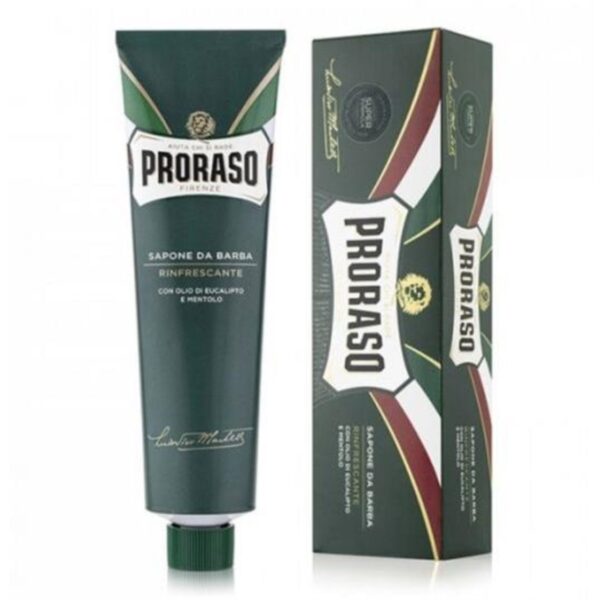 PRORASO SAPONE DA BARBA RINFRESCANTE TUBO 150ML VERDE
