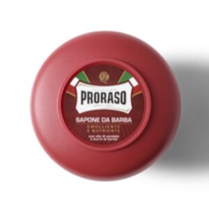 PRORASO SAPONE CIOTOLA BARBE DURE 150ML ROSSA