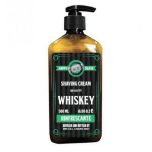 HAPPY HOUR WHISKEY SHAVING CREAM 500 ML RINFRESCANTE