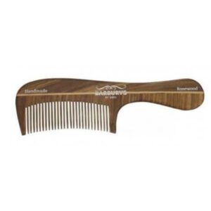 BARBURYS MINI PETTINE A CODA BARBA E BAFFI IN PALISSANDRO AR