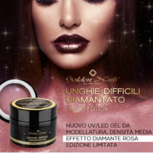 GOLDEN NAILS UV GEL MODELL. UNGHIE DIFF. DIAMANTATO 30ML