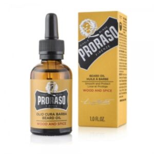 PRORASO OLIO BARBA PROTETTIVO 30 ML WOOD AND SPICE GIALLO