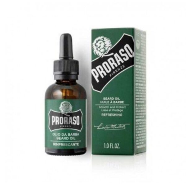 PRORASO OLIO BARBA PROTETTIVO 30 ML RINFRESCA VERDE CHIARO
