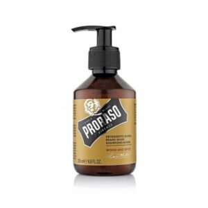 PRORASO DETERGENTE BARBA 200ML WOOD AND SPICE GIALLO