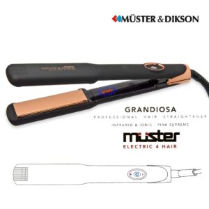 MUSTER PIASTRA STIRANTE GRANDIOSA 230G INFRAROSSI E IONI LAR