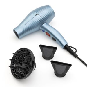 HEPIKE ASCIUGACAPELLI MOTORE DIGITALE 1700-1900W AZZURRO